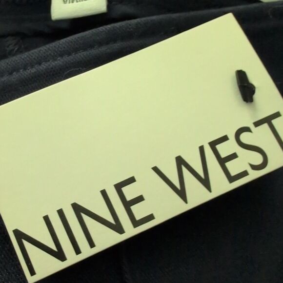 Nine West Women's Blue Kick Flare Pants Size Small NWT - Picture 7 of 8